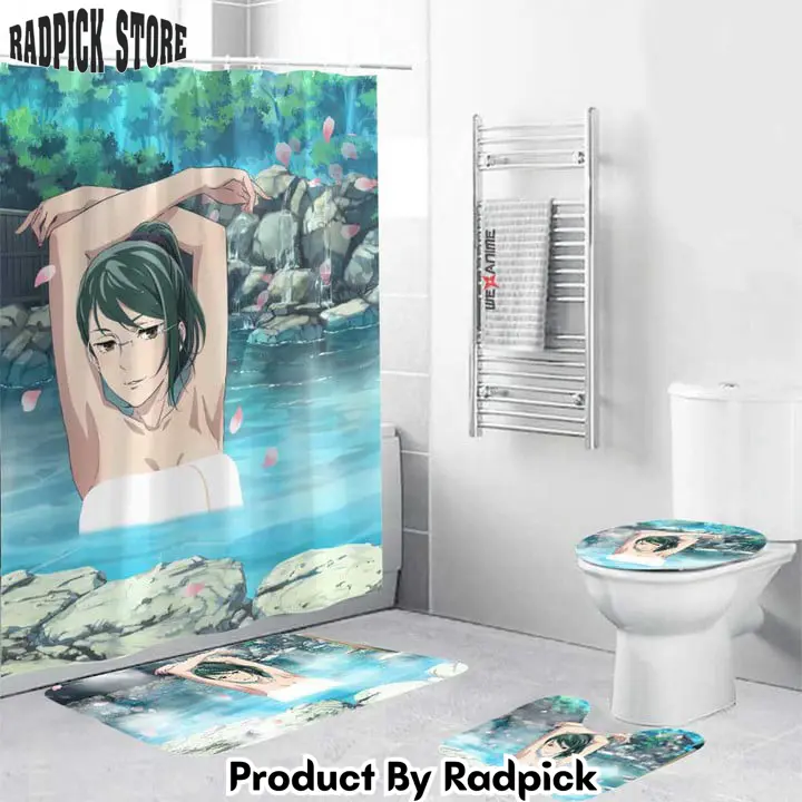 Jujutsu kaisen maki zenin girls hot spring combo bathroom set   rp0202746